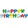 Amscan Girlande Happy Birthday 140 x 11 cm Mehrfarbig
