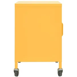 vidaXL Senfgelb Aktenschrank 60 x 35 x 49 cm