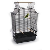 Vogelkäfig GRETA Cabrio 65x44x28cm Wellensittich Kanarien Käfig Vogelhaus NEU