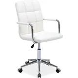Signal Büro Stuhl Q-022 - Weiß - Weiß