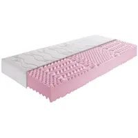 Breckle Kaltschaummatratze Bremaxx Exclusive Sleep H3, Weiß, Textil, H3, Füllung: Polyester, 140x200 cm, Lga, Oeko-Tex® Standard 100, Härtegradauswahl, Bezug abnehmbar/waschbar, Ober- und Unterseite versteppt, für Hausstauballergiker geeignet, wendbar, optimale Belüftung, verstellbare Lattenroste mit Aloe Vera, atmungsaktiv, schadstoffgeprüft, bessere Druckentlastung durch Noppenstruktur, Massagewirkung, rundum abnehmbar, Schlafzimmer, Matratzen Shop, Matratzen, Kaltschaummatratzen