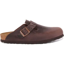 Birkenstock Boston Nubukleder geölt schmal habana 38