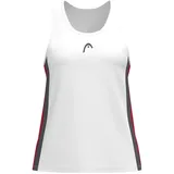 Head Racket Club 25 ärmelloses T-shirt - Red / White - 128 cm