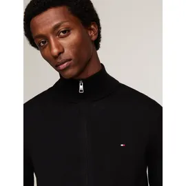 Tommy Hilfiger Cardigan mit Reißverschluss Schwarz L