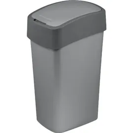 Curver Flip Bin 50 l silber/graphit