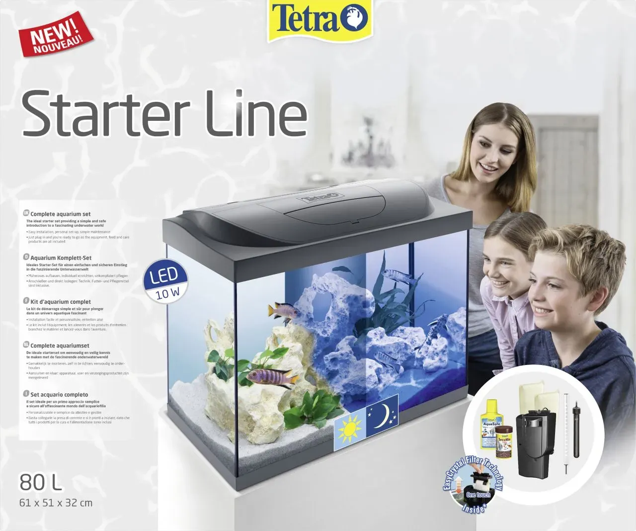 Tetra Starter Line Aquarium LED 80 L