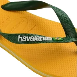 havaianas Brasil Logo Gelb 39