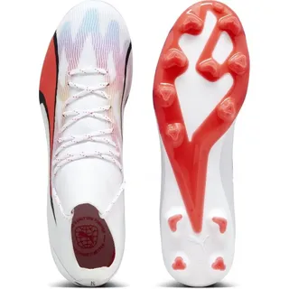 Fußballschuhe Herren 01 white/black/fire orchid 44