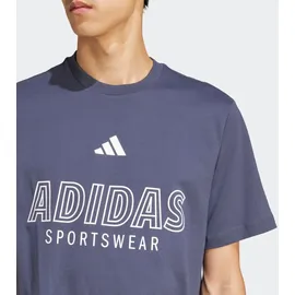adidas HOUSE OF TIRO LINEAR GRAPHIC blau L