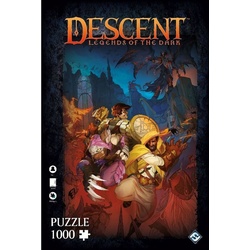 Asmodee Puzzle Descent Legenden der Finsternis Puzzle, 1000 Puzzleteile