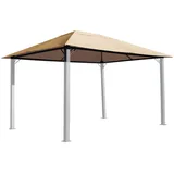 Quick Star Ersatzdach für Pavillon Paris 3x4m Pavillondach Sand