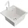 Mexen Vito 1-Becken-Granit-Spüle mit Mischbatterie Rita, Weiß - 6503-20-670300-20 - Weiß