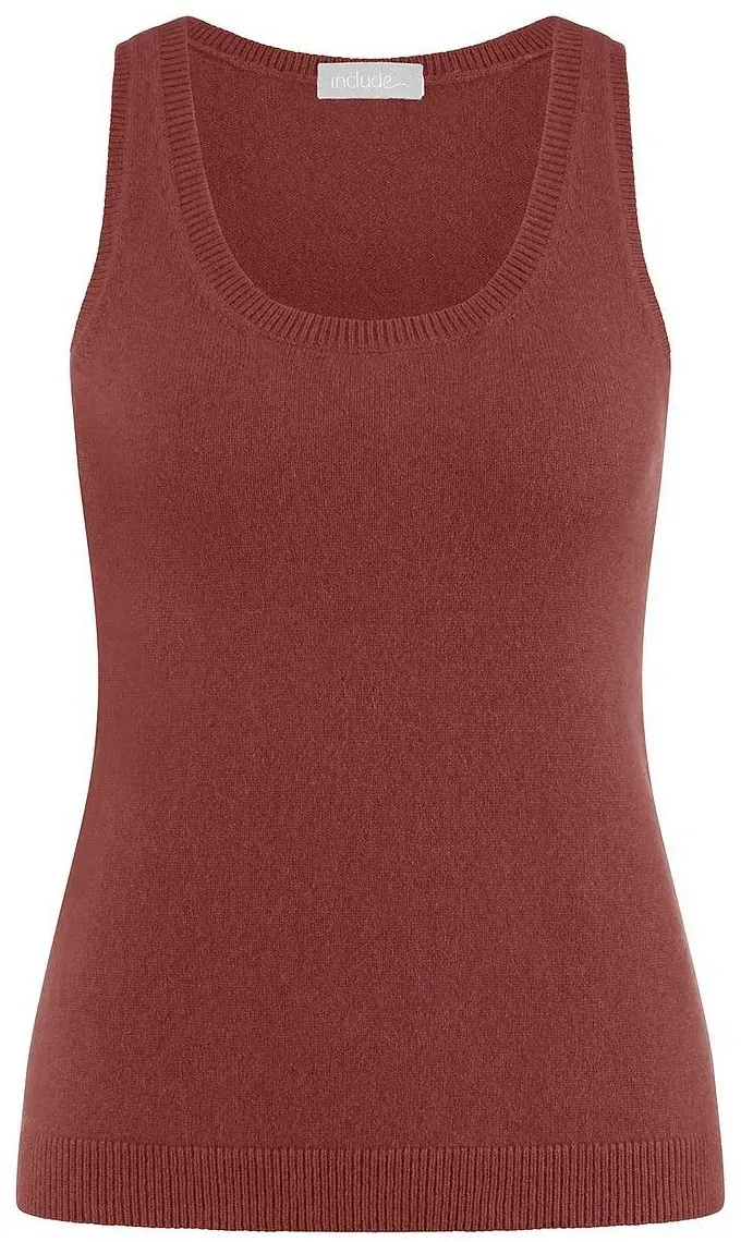 Stricktop aus 100% Kaschmir include orange, 38