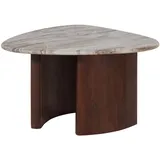 MASSIVMOEBEL24.DE Couchtisch Akazie Braun 65 x 65 x 41 cm