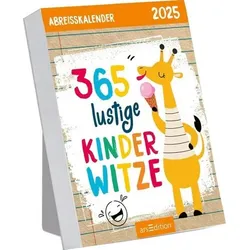 ARSEDITION 13361 Abreißkalender 365 lustige Kinderwitze 2025