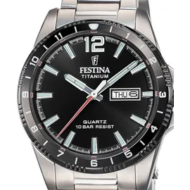 Festina F20698/4 Herrenuhr Quarz Titanium Black