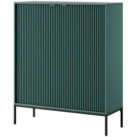 Möbel Kraft Highboard 104 x 125 cm Grün