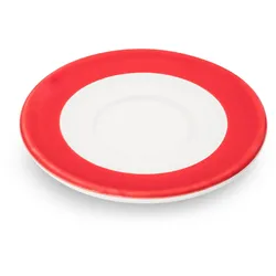 Gmundner Keramik Variation Rubinrot, Untert. Espresso  (Ø11m)