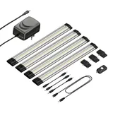 PARLAT LED Unterbau-Leuchte Siris, Bewegungsmelder, flach, 30cm, je 370lm, weiß, 4er Set