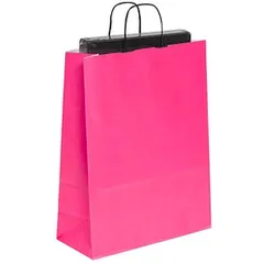 50 VP Papier-Tragetaschen Toptwist purple 32,0 x 42,0 cm