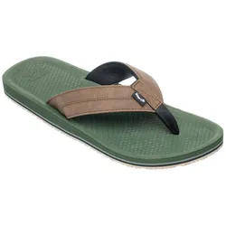 Sandale BILLABONG "OffShore Impact", Gr. 13(46), schwarz military, Obermaterial: 100% Pu, Futter: 100% Polyestertextil, Innensohle: 60% Eva, 20% Eva, 20% Bloom-Schaum, Mittelsohle: 60% Eva, 20% Eva, 20% Bloom-Schaum, Außensohle: 100% Gummi, Schuhe