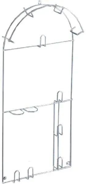 VS Schlauch-Kabelhalter Universal Stahldraht Silber