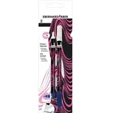 Eberhard Faber neon pink/schwarz Tintenkiller, 2 St.