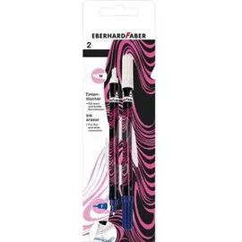 Eberhard Faber neon pink/schwarz Tintenkiller, 2 St.