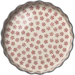 Tranquillo Quiche Form Retro rot (27cm)