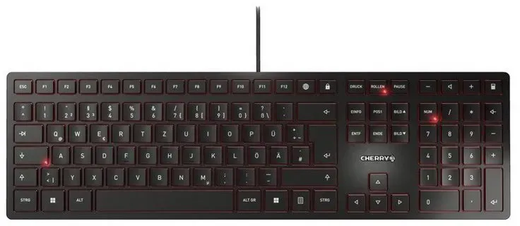 Preisvergleich Produktbild Cherry KC 6000 SLIM Tastatur schwarz