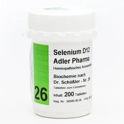 Biochemie Adler 26 Selenium D12 Adler Ph. Tabletten