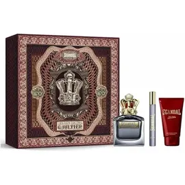 Jean Paul Gaultier Scandal Pour Homme Eau de Toilette 100 ml + Deo Spray 150 ml + Eau de Toilette 10 ml Geschenkset Christmas 2023