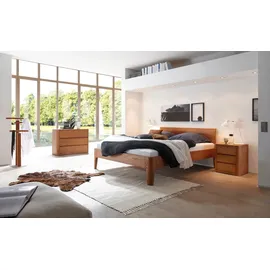 Hasena Bettgestell »Lisiano« Massivholzbett, Komforthöhe, Fußhöhe 30cm Eiche cognac, , 92746538-0 zerlegt