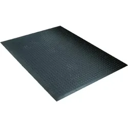 Bodenmatte, Bodenbelag L900 x B600 x S14mm, Gummi