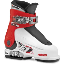 ROCES Idea Up Kinder Skischuhe Weiß/Rot/Schwarz 16,0-18,5