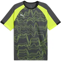 Puma individualLIGA Graphic Jersey Trikots, galactic Gray-Yellow alert