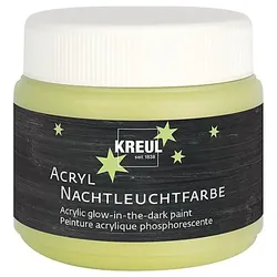 Acrylfarbe mit Nachtleuchteffekt, gelb, 150 ml