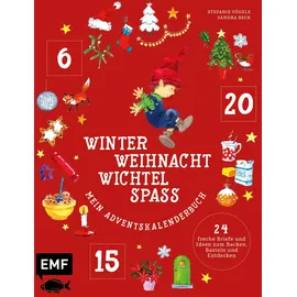 Edition Michael Fischer Mein Adventskalender-Buch: Winter-Weihnacht-Wichtelspaß