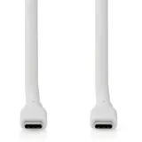 Nedis USB-C 1,0 m Weiß