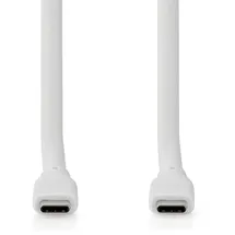 Nedis USB-C 1,0 m Weiß