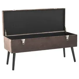 Haku-Möbel Truhenbank Taupe 106 x 52 x 40 cm