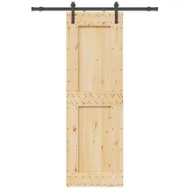 vidaXL Narvik rechts 70 x 210 cm Braun/Schwarz