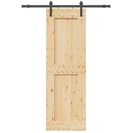vidaXL Narvik rechts 70 x 210 cm Braun/Schwarz