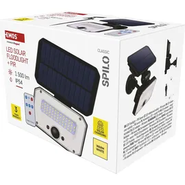 EMOS SPILO mit Bewegungsmelder 1500 lm, schwarz,