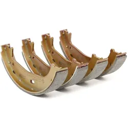 FEBI BILSTEIN Handbremsbeläge BMW 31045 34411160729,34411160924,34416761289 Handbremsbacken,Bremsbackensatz, Feststellbremse