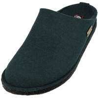 HAFLINGER Flair Soft Filzpantoffeln aus Wollfilz Hausschuh Dunkelgrün (13) Gr. 47 - 47 EU