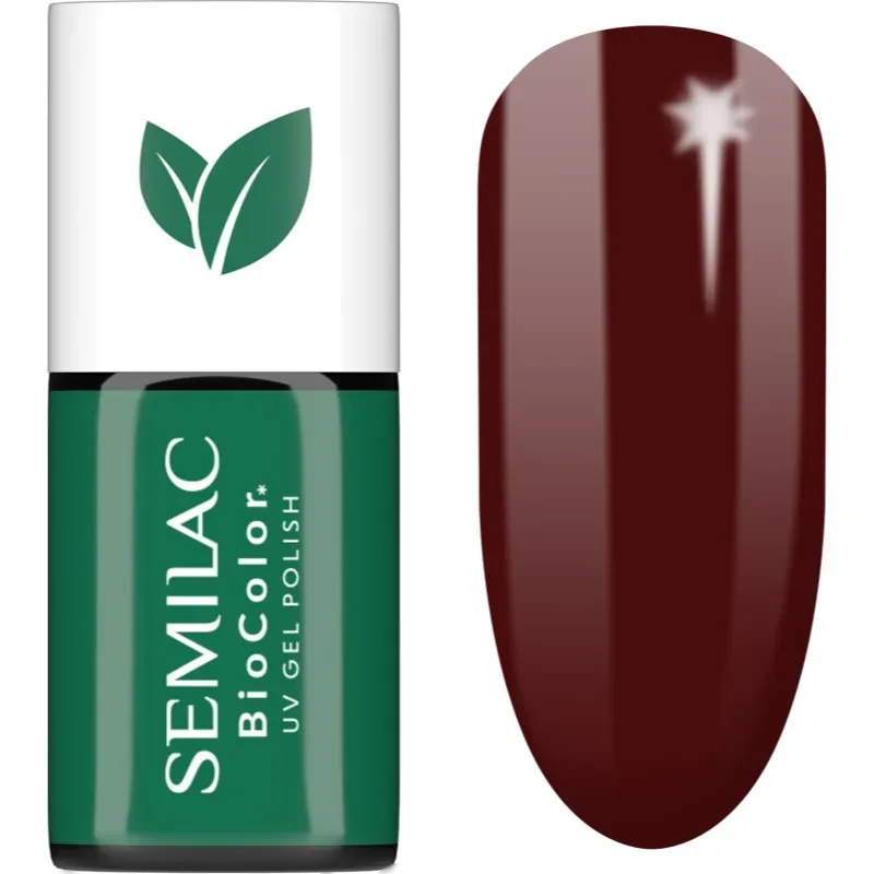 Semilac UV Hybrid BioColor Gel Nagellack für UV/LED Lampe Farbton 726 Dark Coral 7 ml
