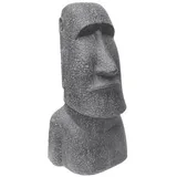 STADO Gartenfigur | Grau | 78cm | Moai | Skulptur | Rapa Nui | Osterinsel