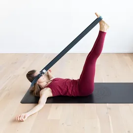 Bodhi PADMA XL Yogagurt Baumwolle mit Schiebeschnalle Edelstahl matt, anthrazit grau No Size