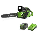 Greenworks 40V Kettensäge 35cm 1,5 kW - 4Ah Akku